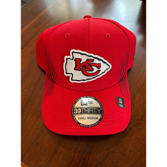 NEW Kansas City Chiefs Red 39Thirty New Era Cap Small/Medium Stretch Fit NFL Off - Picture 1 of 3